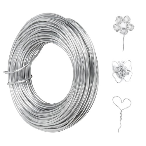 Aluminum wire 2mm 30m metallic - aluminum,