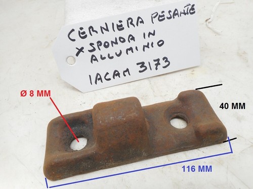 Hinge side iron and - , aluminum